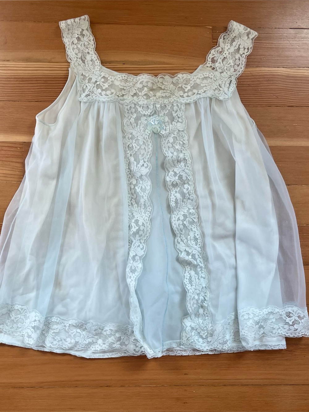 Vintage MuuMuu Shadowline Nylon Sleep Top